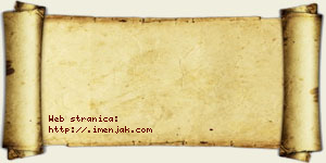 Joakim Lakčanin vizit kartica